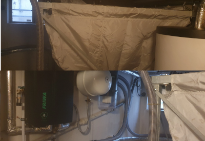 Klarmodul und AF-Wärme eine Energiezentrale als Referenz mit Wärmepumpe und Photovoltaik